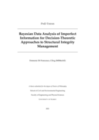 Bayesian Data Analysis of Imperfect Information for Decision-Theoretic Approaches to Structural Integrity Management