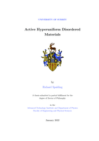 Active Hyperuniform Disordered Materials