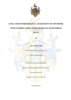 Long-term performance assessment of offshore wind turbine structures based on monitoring data