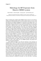 Metrology for RF-exposure from massive MIMO system