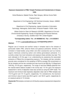 Exposure assessment of PM2.5 in temple premises and crematoriums in Kanpur, India