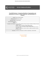 ‘The WOW factors’: Comparing Workforce Organisation and  Wellbeing for doctors, nurses, midwives, and paramedics in  England
