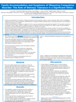 Family Accommodation and Symptoms of Obsessive Compulsive Disorder. The Role of Distress Tolerance in a Significant Other: A Pilot Study