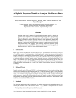 A Hybrid Bayesian Model to Analyse Healthcare Data