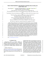 Matrix-Model Simulations Using Quantum Computing, Deep Learning, and Lattice Monte Carlo