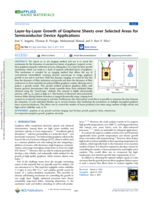 Layer-by-Layer Growth of Graphene Sheets over Selected Areas for Semiconductor Device Applications