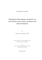Phosphate-based glasses prepared via coacervation and sol-gel: synthesis and characterization