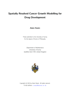 Spatially Resolved Cancer Growth Modelling for Drug Development