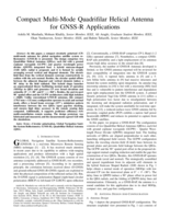 Compact Multi-Mode Quadrifilar Helical Antenna for GNSS-R Applications