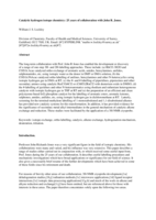 Catalytic hydrogen isotope chemistry: 25 years of collaboration with John R  Jones
