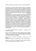 Exploiting an English-Chinese Comparable corpus for interpreting preparation