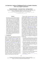An Exploratory Analysis of Multilingual Word-Level Quality Estimation with Cross-Lingual Transformers