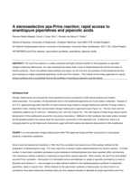 A Stereoselective aza-Prins Reaction: Rapid Access to Enantiopure Piperidines and Pipecolic Acids