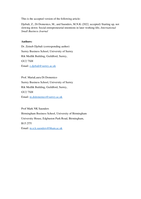 Starting up, not slowing down: Social entrepreneurial intentions in later working-life