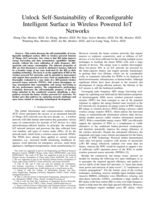 Unlock Self-Sustainability of Reconfigurable Intelligent Surface in Wireless Powered IoT Networs