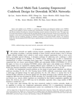 A Novel Multi-Task Learning Empowered Codebook Design for Downlink SCMA Networks