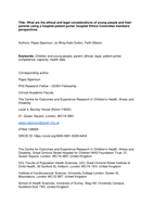 The ethical and legal considerations of young people and their parents using a hospital patient portal: Hospital Ethics Committee members perspectives