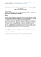 Conscionable consumption: a theoretical model of consumer ethics in pornography