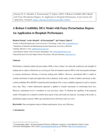 A robust credibility DEA model with fuzzy perturbation degree: An application to hospitals performance