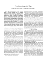 Translating Images into Maps