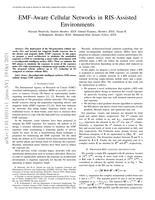 EMF-Aware Cellular Networks in RIS-Assisted Environments