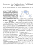 Compressive Near-Field Localization For Multipath RIS-aided Environments
