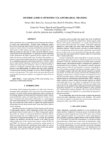 Diverse Audio Captioning Via Adversarial Training