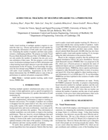 Audio-Visual Tracking of Multiple Speakers Via a PMBM Filter