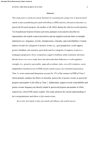 Role of perceived events in university graduates' job search self-efficacy and success
