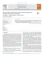 The role of ESG in the decision to stay or leave the market of an invading country: The case of Russia