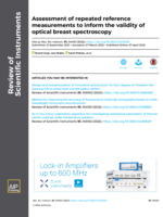 Assessment of repeated reference measurements to inform the validity of optical breast spectroscopy