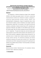 Solvent-free and electron transfer-induced phosphorus and nitrogen-containing heterostructures for multifunctional epoxy resin