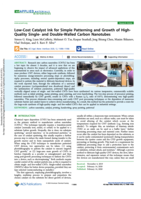 Low-Cost Catalyst Ink for Simple Patterning and Growth of High-Quality Single- and Double-Walled Carbon Nanotubes