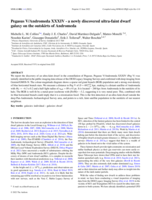 Pegasus V/Andromeda XXXIV -a newly discovered ultra-faint dwarf galaxy on the outskirts of Andromeda