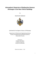Atmospheric Dispersion of Radioactive Gaseous Discharges in the Near Field of Buildings