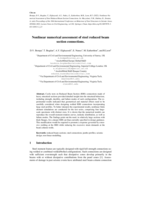 Nonlinear numerical assessment of steel reduced beam section connections.