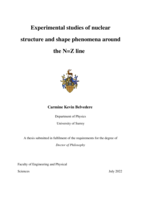 Experimental studies of nuclear structure and shape phenomena around the N=Z line