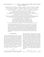Spectroscopy of the  T = 3 2   A = 47  and  A = 45  mirror nuclei via one- and two- nucleon knockout reactions