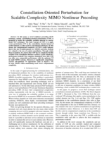 Constellation-Oriented Perturbation for Scalable-Complexity MIMO Nonlinear Precoding