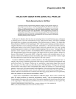 Trajectory Design in the Zonal Hill Problem