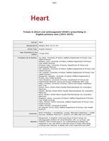Trends in direct oral anticoagulant (DOAC) prescribing in English primary care (2014- 2019)