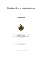 Silica based  fibres for radiation dosimetry