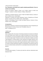 The [ ¹³C]octanoic acid breath test for gastric emptying quantification: Focus on nutrition and modelling