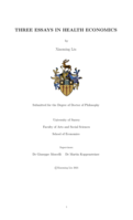 Three essays in health economics