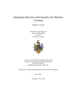 Integrating Structure and Causality into Machine Learning