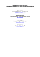 The paradox of roots and wings: labor mobility between local firms and MNEs in North Africa