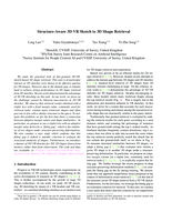 Structure-Aware 3D VR Sketch to 3D Shape Retrieval