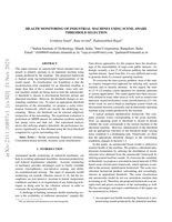 HEALTH MONITORING OF INDUSTRIAL MACHINES USING SCENE-AWARE THRESHOLD SELECTION