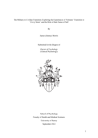 The Military to Civilian Transition: Exploring the Experiences of Veterans’ Transition to ‘Civvy Street’ and the Role of their Sense of Self