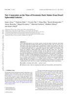 New constraints on the mass of fermionic dark matter from dwarf spheroidal galaxies